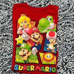 SOLD.   Super Mario T-Shirt, size XL, red